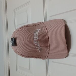 NWT ILLUMA Pink Corduroy California Cap